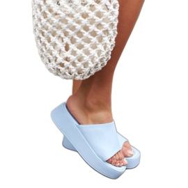 Orsola kék platformszandál