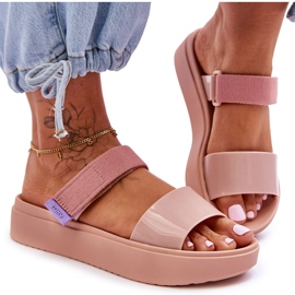 ZAXY Vegán tépőzáras papucs HH285284 rózsaszín ZAXY Vegán tépőzáras papucs HH285284 rózsaszín