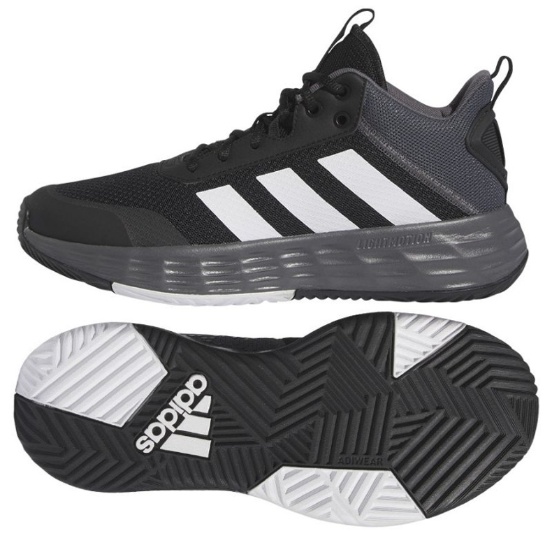 Kosárlabda cipő adidas OwnTheGame 2.0 M IF2683 fekete fekete