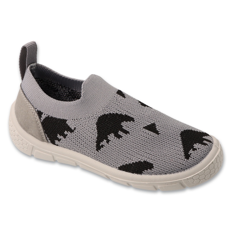 Befado baba papucs szürke 102x005 fekete Appl