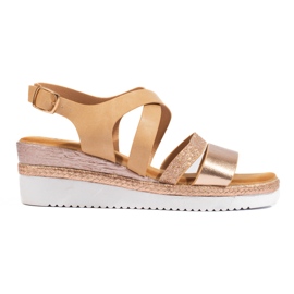 Női Shelovet bézs ékszandál