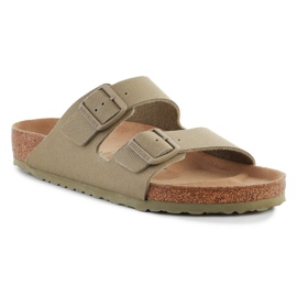 Birkenstock Rivet logó, vegán vászon fakult diák 1023958 zöld