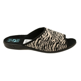 Adanex Női papucs Sara 15773 Leopard mintás fekete