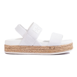 Big Star fehér platformszandál LL274857