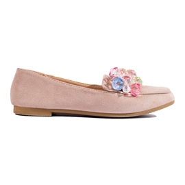 Bézs velúr naplopók kristályokkal a Shelovet cégtől