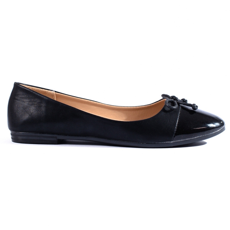 Klasszikus fekete balettlapos Shelovet masnival