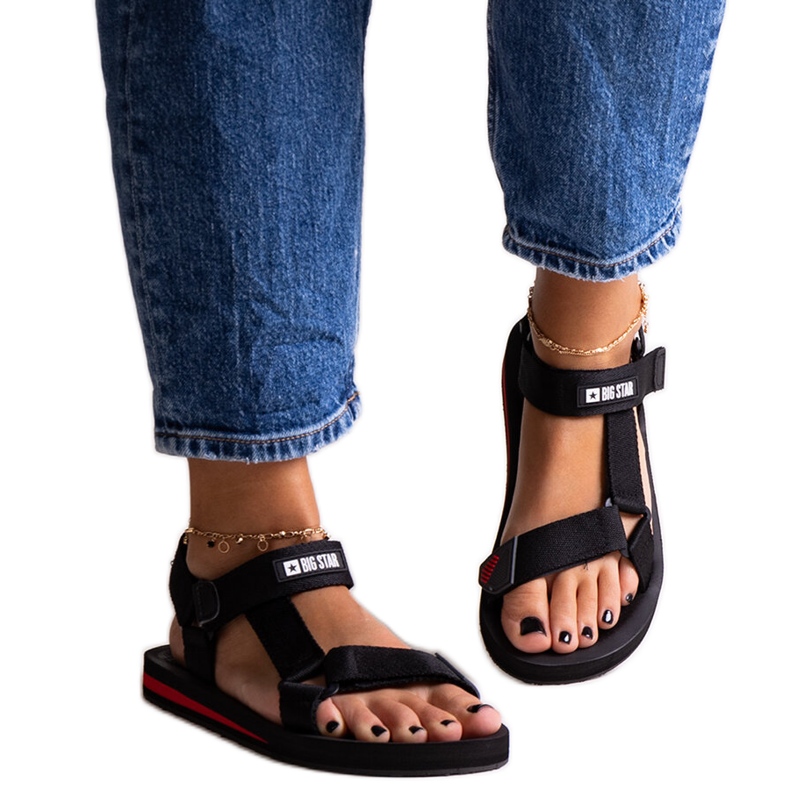 Big Star DD274A282 fekete sportszandál