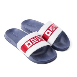 Fehér és sötétkék csúszdák a Big Star LL174455-től Fehér és sötétkék csúszdák a Big Star LL174455-től