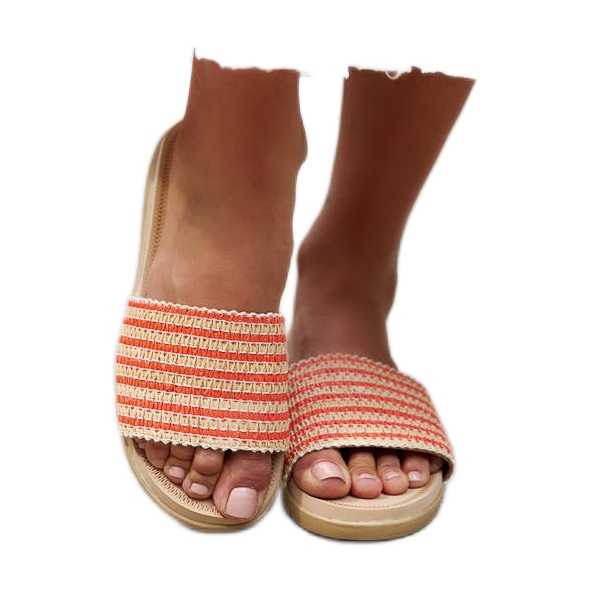 Narancs szövésű Capoville csúszdák narancssárga