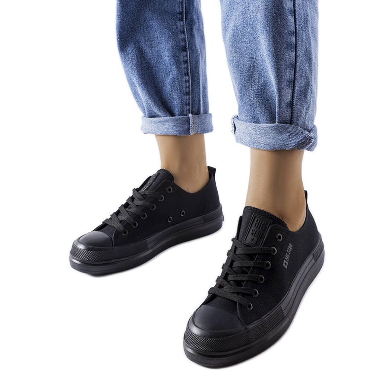 Fekete platform tornacipő a Big Star LL274967-től