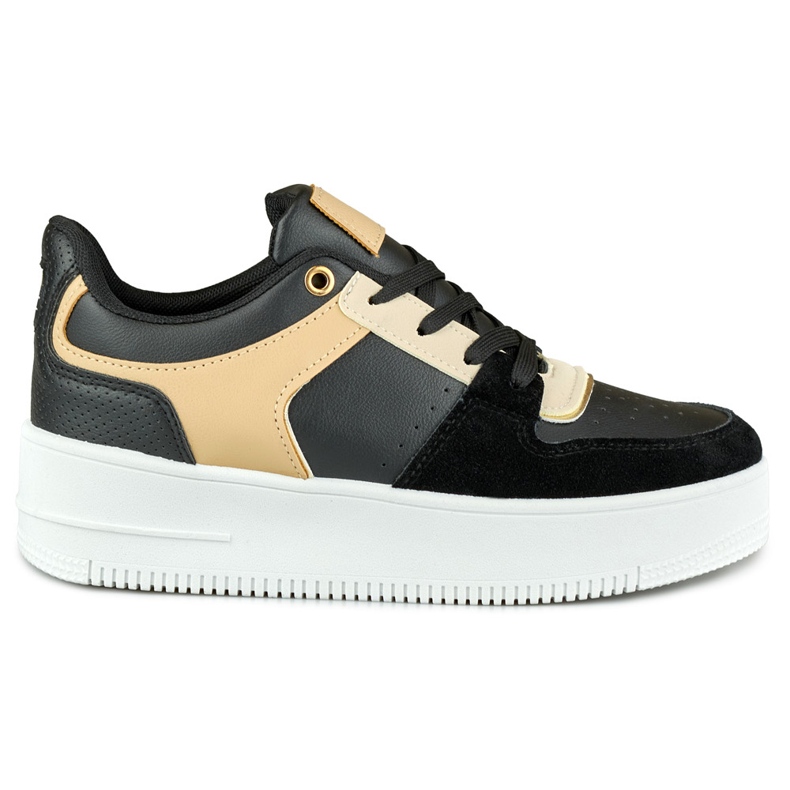 Divatos fekete női sportcipő