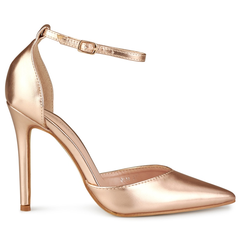 Elegáns tűk a bokánál aranysárga