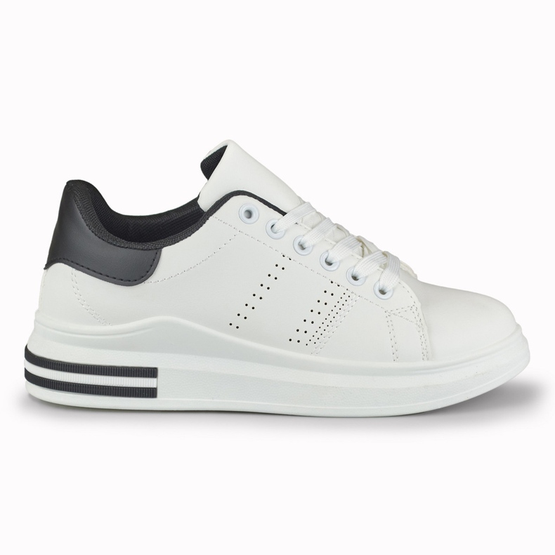 Gerini női fekete-fehér tornacipő