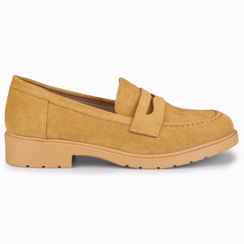 Női karamell velúr cipő barna