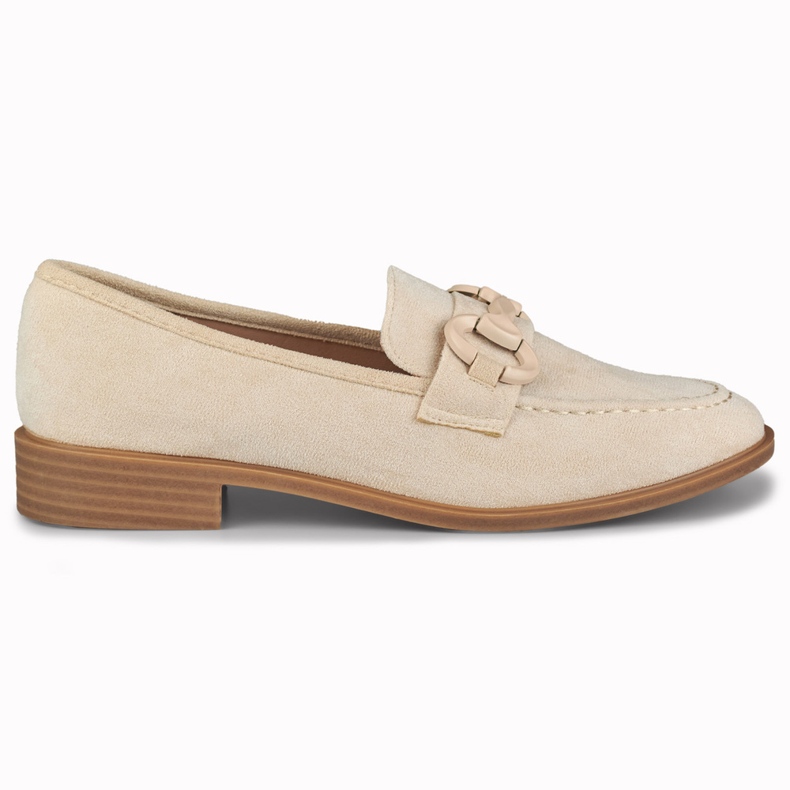 Női bézs velúr cipő