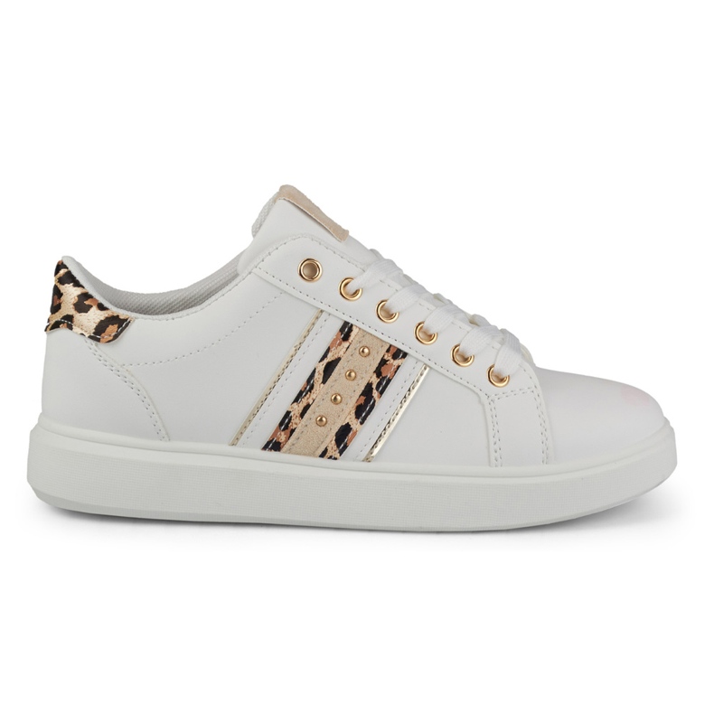 Fehér női sportcipő finom díszítéssel