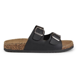 Fekete kényelmes női papucs Fekete kényelmes női papucs