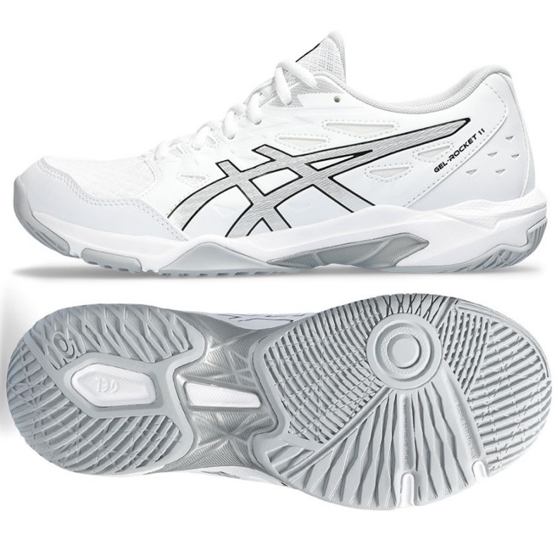Asics Gel-Rocket 11 W 1072A093 101 röplabda cipő fehér fehér