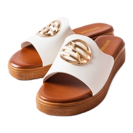 Michelle fehér platformszandál Michelle fehér platformszandál