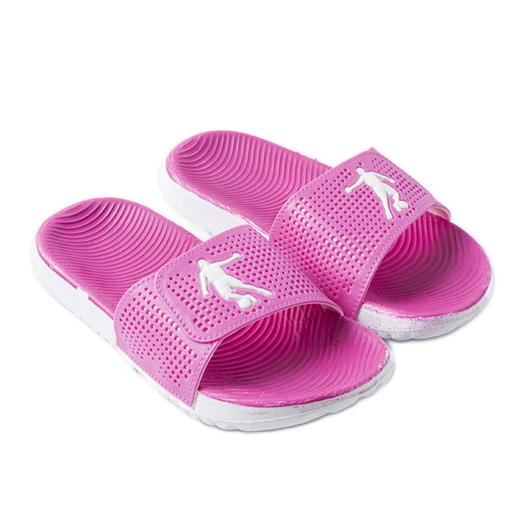 Fehér és rózsaszín gumipapucs Athénból