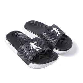 Fekete-fehér gumipapucs Athénból Fekete-fehér gumipapucs Athénból