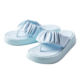 Kék fodros papucs Kék fodros papucs