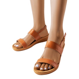 Barna ékszandál a Grottazzolina márkától Barna ékszandál a Grottazzolina márkától