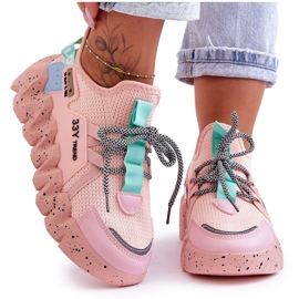 PS1 Divatos Slip-on tornacipő, világos rózsaszín Evolution