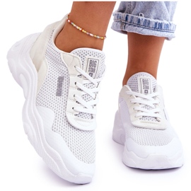 Női szövet sportcipő Memory Foam System Big Star LL274A064 fehér