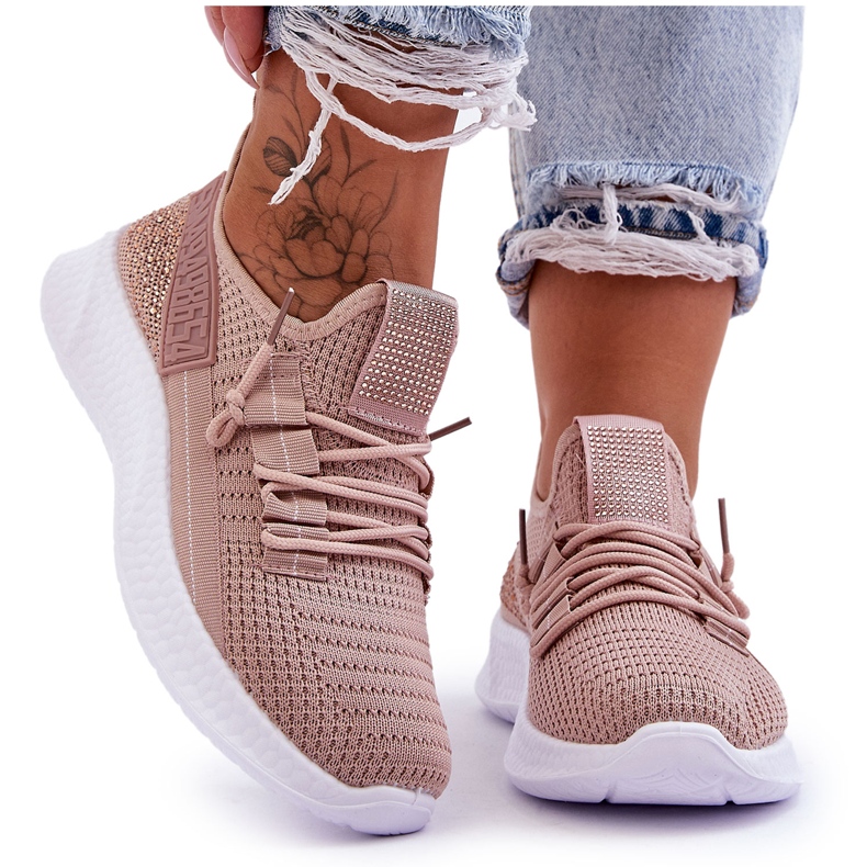 PM1 Női bebújós sportcipők Pink Hold Me! rózsaszín