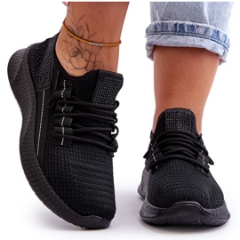 PM1 Bebújós női sportcipők Fekete Hold Me!