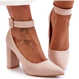Suede Elegant Pumps Beige Gloria bézs Suede Elegant Pumps Beige Gloria bézs