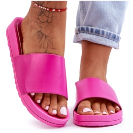 Klasszikus női papucs fukszia Rolien rózsaszín