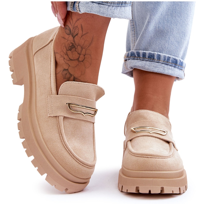 PS1 Női velúr bebújós naplopók bézs Pure Love