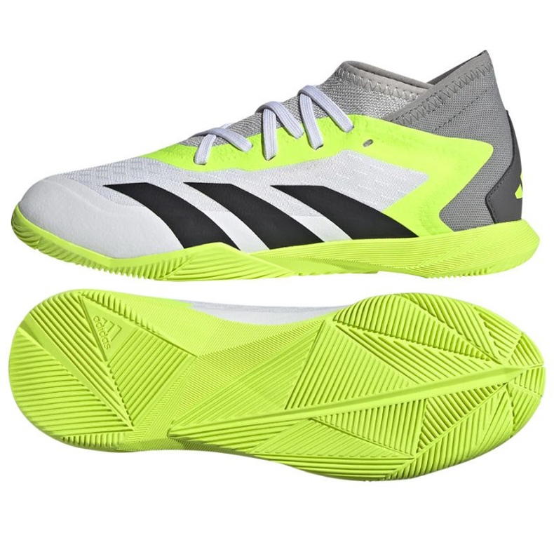 Adidas Predator Accuracy.3 Jr IE9449 futballcipőben fehér fehér