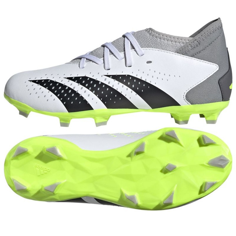 Cipők adidas Predator Accuracy.3 Fg Jr IE9504 fehér fehér Cipők adidas Predator Accuracy.3 Fg Jr IE9504 fehér fehér