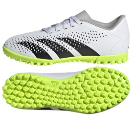 Adidas Predator Accuracy.4 Tf Jr IE9444 cipő fehér fehér Adidas Predator Accuracy.4 Tf Jr IE9444 cipő fehér fehér