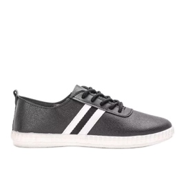 Férfi fekete Aulin tornacipő