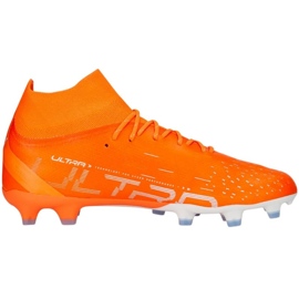 Puma Ultra Pro FG/AG M 107240 01 futballcipő narancssárga narancs és vörös