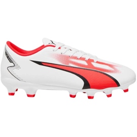 Puma Ultra Play FG/AG Jr 107530 01 futballcipő fehér fehér Puma Ultra Play FG/AG Jr 107530 01 futballcipő fehér fehér