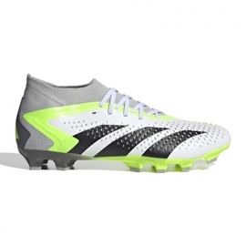 Adidas Predator Accuracy.2 Mg M IE9486 futballcipő fehér, szürke fehér Adidas Predator Accuracy.2 Mg M IE9486 futballcipő fehér, szürke fehér