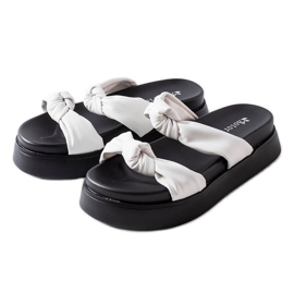 Katelin fehér platformszandál Katelin fehér platformszandál