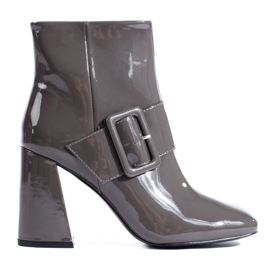 Patent szürke szárú csizma a Shelovet-től