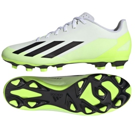 Adidas X Crazyfast.4 FxG M HQ4535 futballcipő fehér fehér