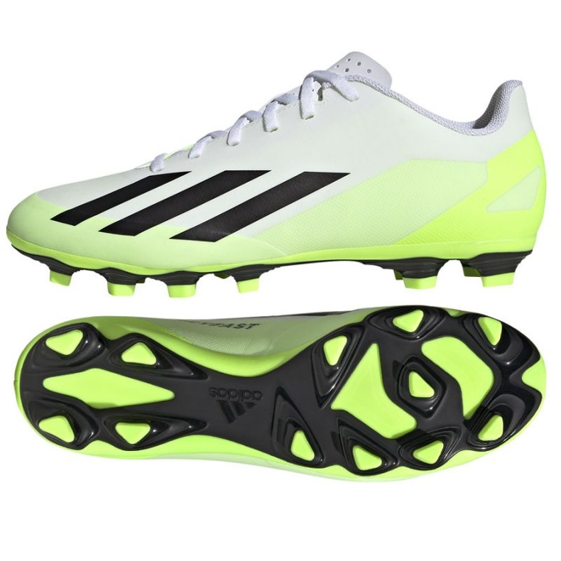 Adidas X Crazyfast.4 FxG M HQ4535 futballcipő fehér fehér