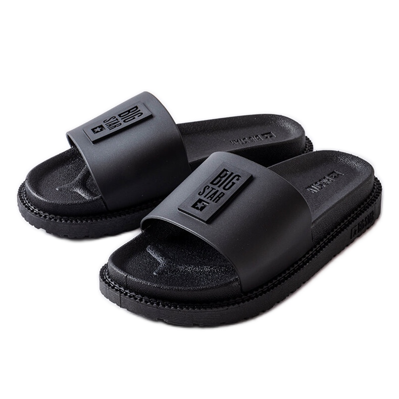 Big Star fekete papucs LL274429