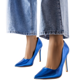 Delis kék metálsarkú Delis kék metálsarkú