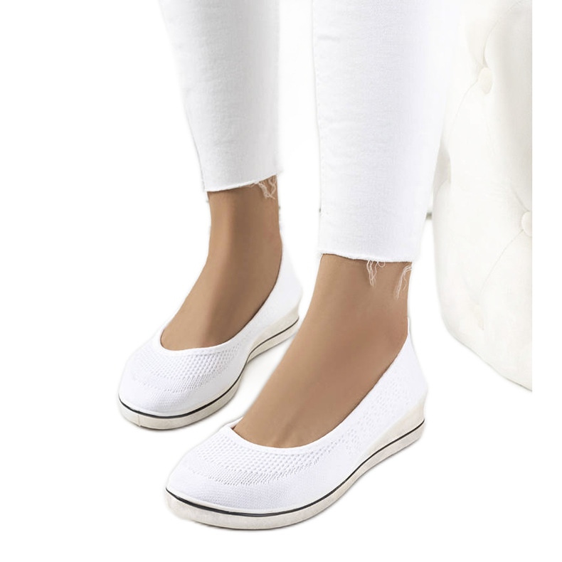 Loane fehér wedge tornacipő