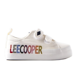 Lee Cooper Kids fehér tépőzáras tornacipő