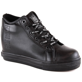 Női fekete Wedge tornacipő Big Star EE274127